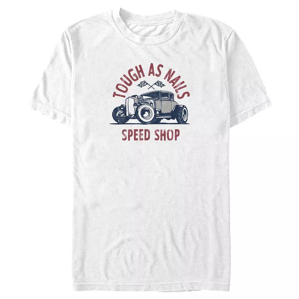 Big & Tall Tough As Nails Speed Shop Graphic Tee, Men's,  Product Image