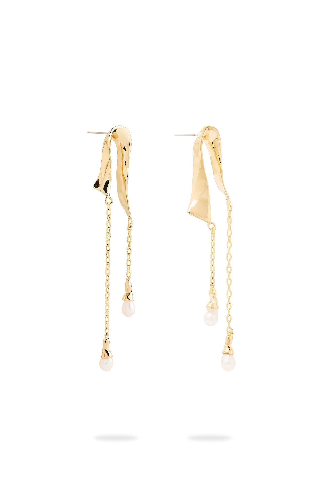 Faylinn Ribbon Drop Earring Product Image