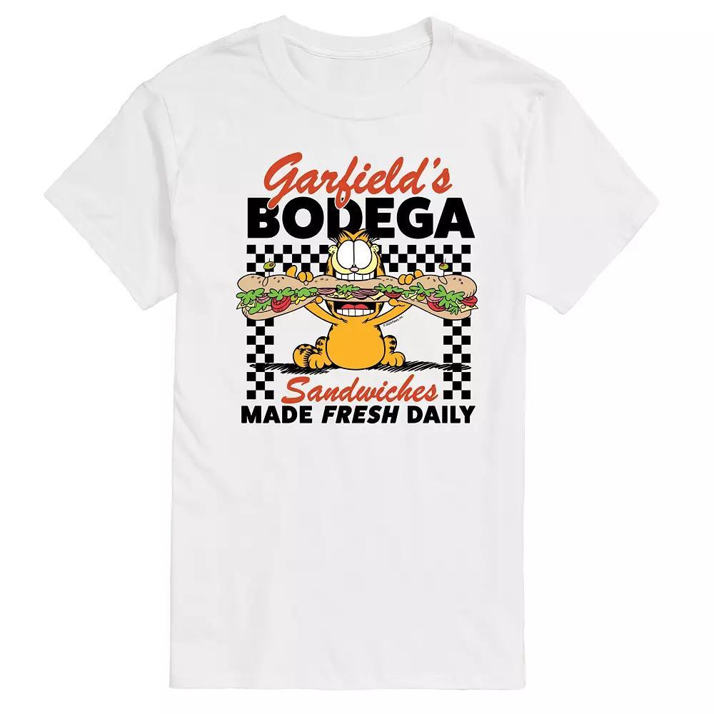 Big & Tall Garfield Bodega Sandwiches Graphic Tee, Men's,  Product Image