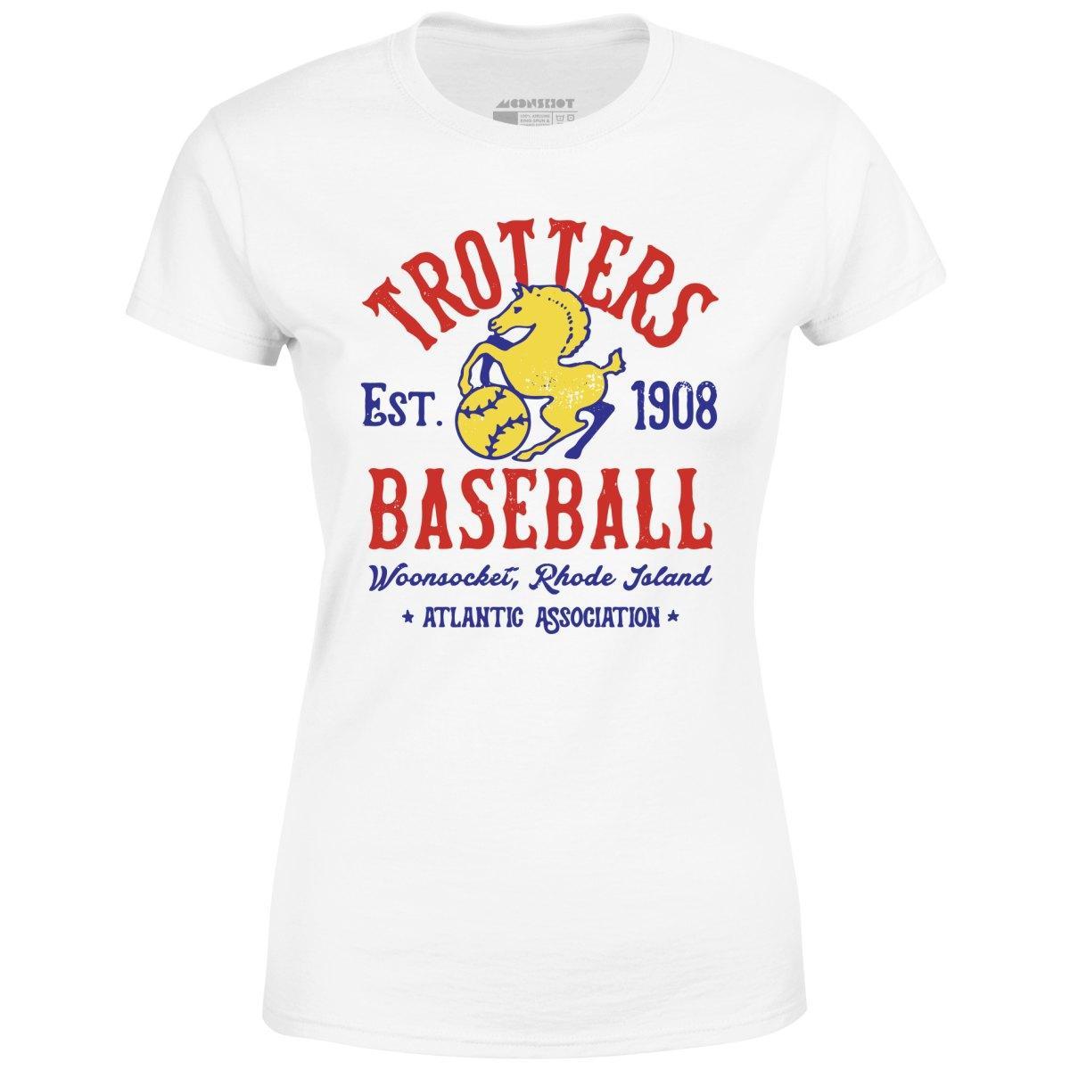 Woonsocket Trotters - Rhode Island - Vintage Defunct Baseball Teams - Women's T-Shirt Female Product Image