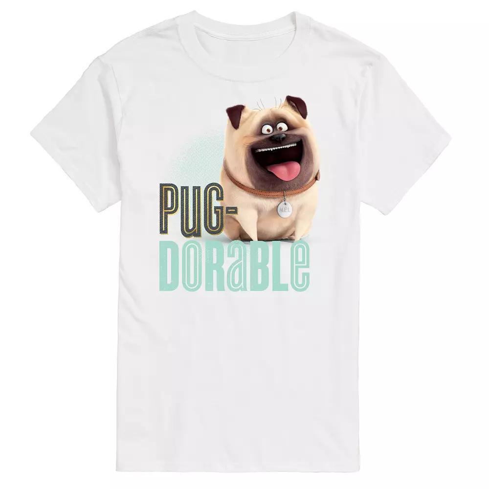 Men's The Secret Life of Pets Pug-Dorable Graphic Tee,  Product Image