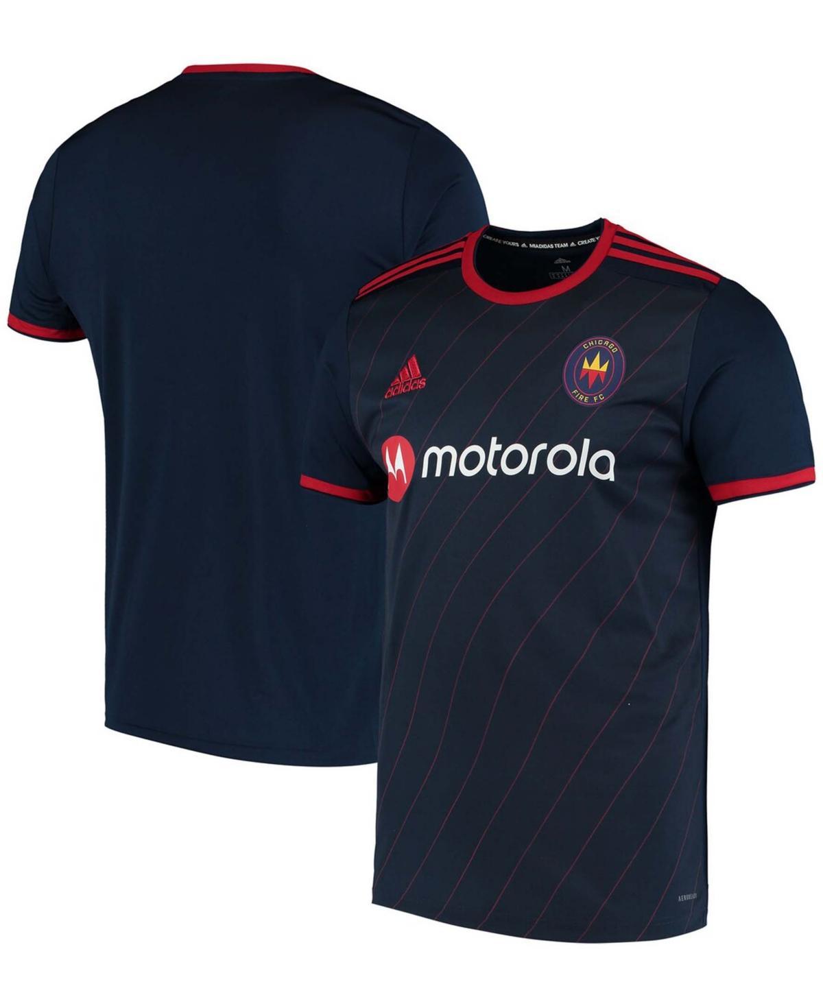 Mens adidas Navy Chicago Fire 2020 Replica Blank Primary Jersey Cfs Blue Product Image