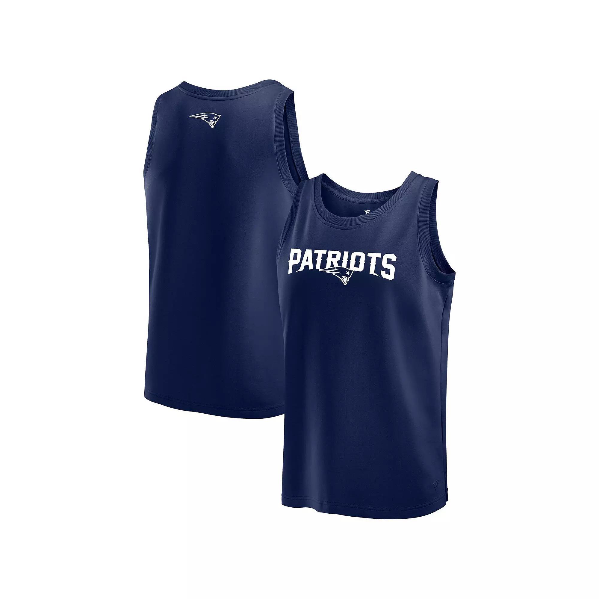 Men's Fanatics Navy New England Patriots Elements Tank Top,  Product Image