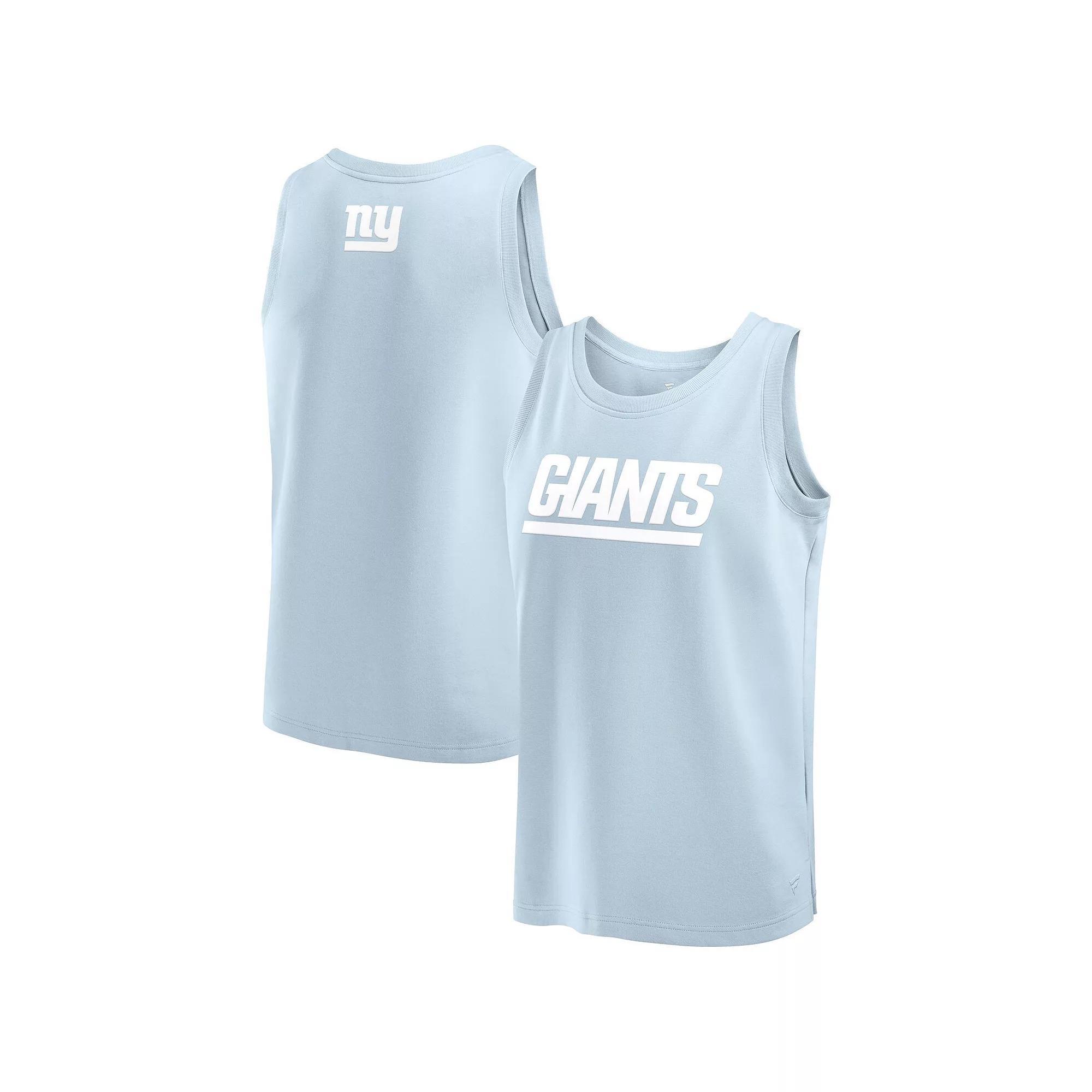 Men's Fanatics Light Blue New York Giants Elements Tank Top, Size: Small Product Image