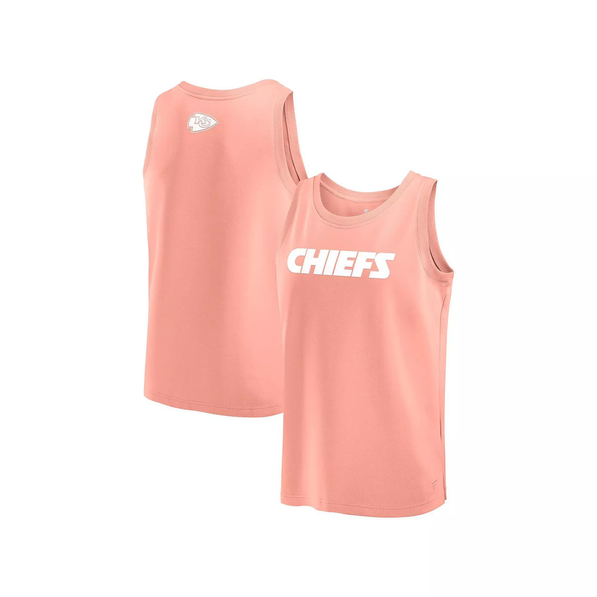 Men's Fanatics Coral Kansas City Chiefs Elements Tank Top, Size: Small, Pink O Product Image