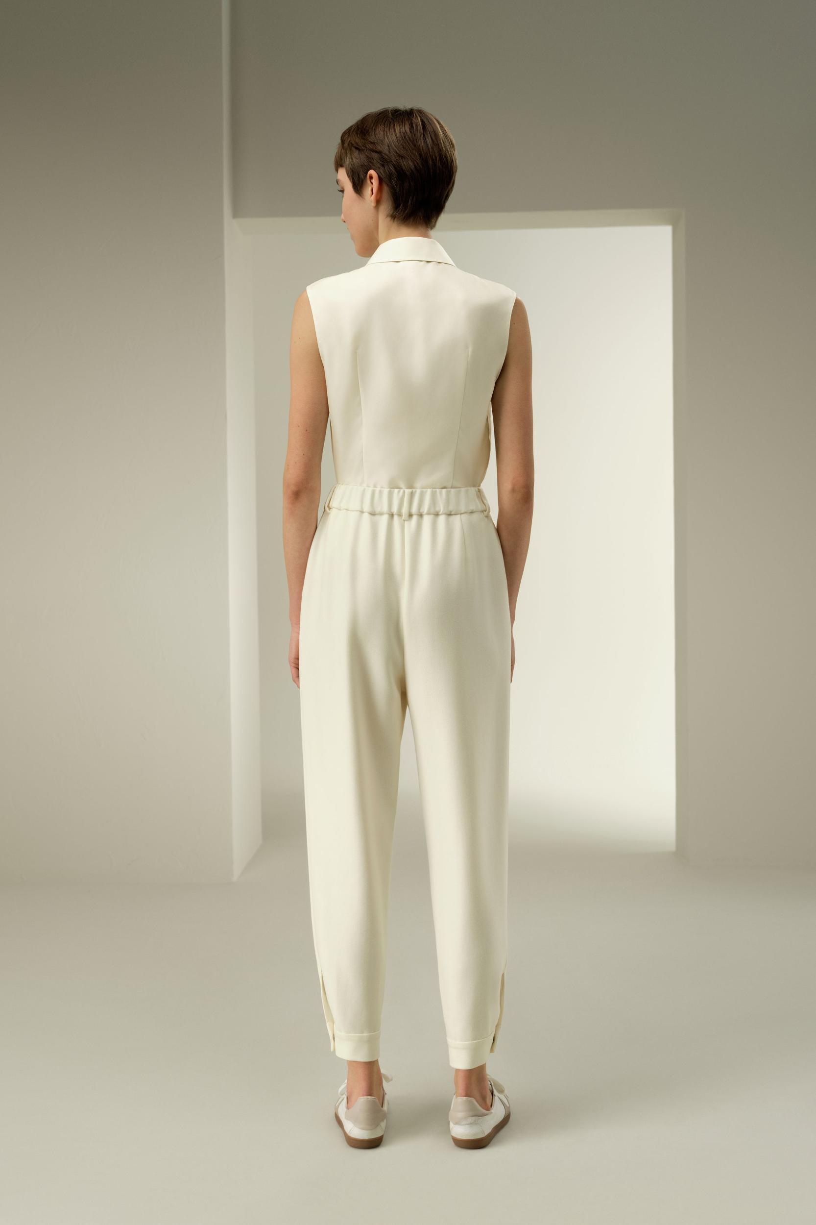 LSxES Silk-Wool Joggers with Pockets Product Image