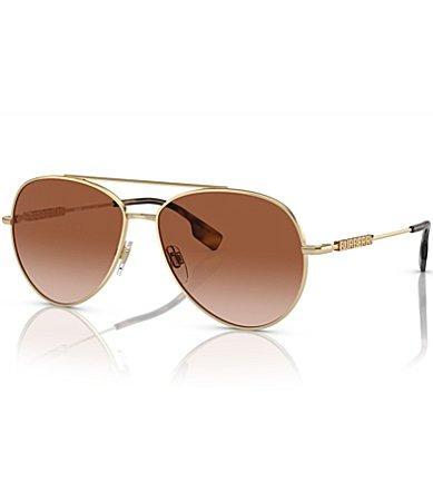 Womens 58MM Pilot Sunglasses Product Image