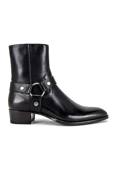 Mens Wyatt 40 Harness Biker Boots Product Image