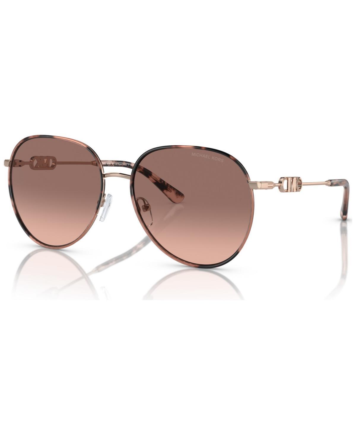 Michael Kors Womens Sunglasses, Empire - Light Gold-Tone Product Image