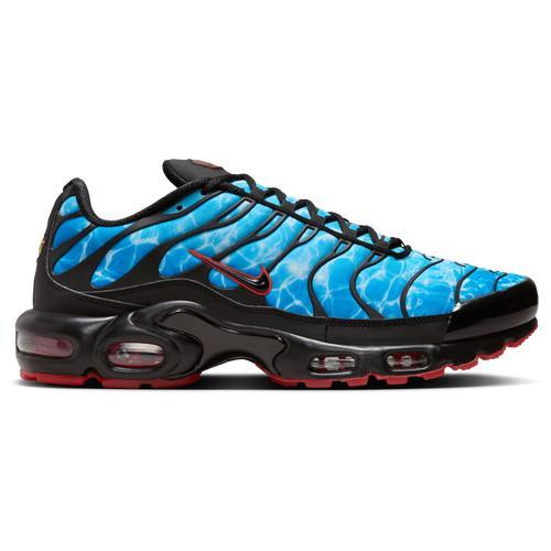 NIKE Men's Air Max Plus Shoes In Blue/black/red Product Image