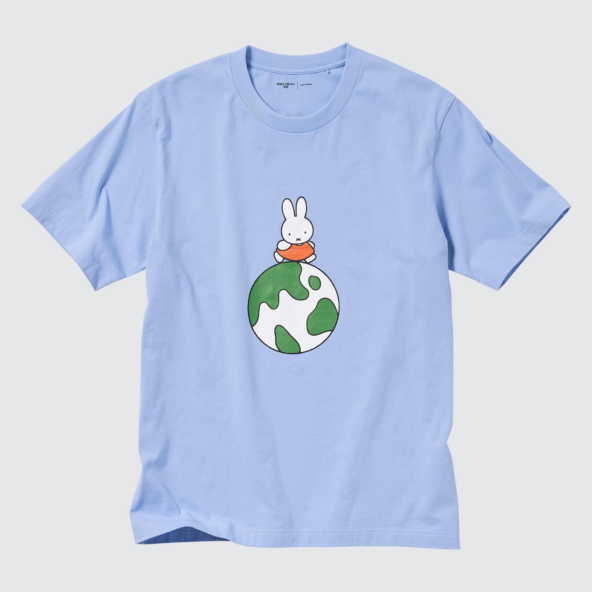 PEACE FOR ALL Graphic T-Shirt Dick Bruna Blue XL UNIQLO US Product Image