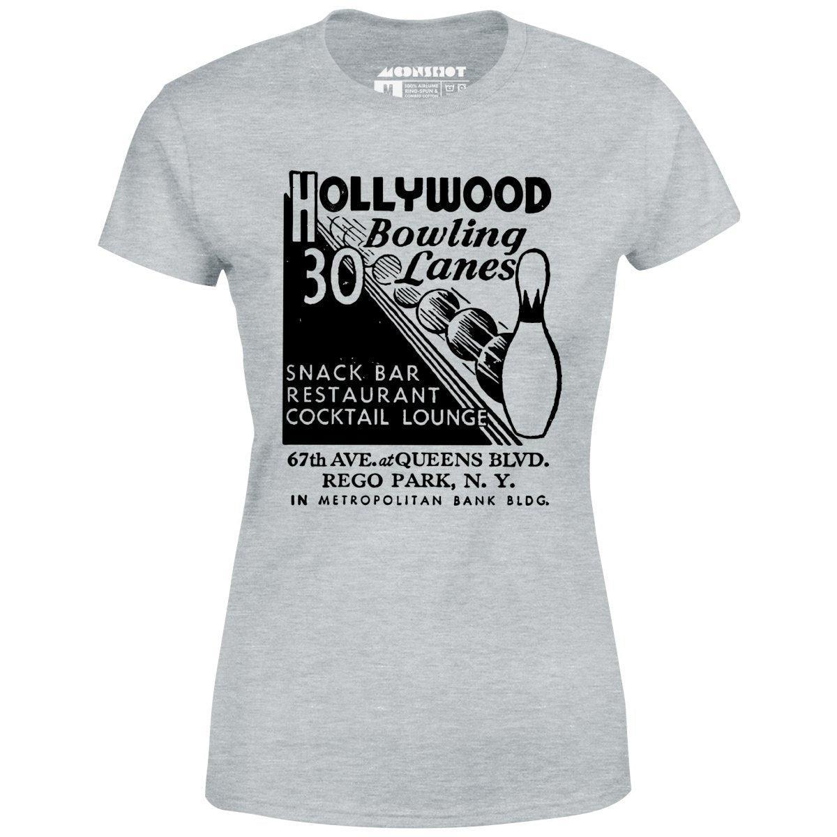 Hollywood Bowling Lanes - Rego Park, NY - Vintage Bowling Alley - Women's T-Shirt Female Product Image