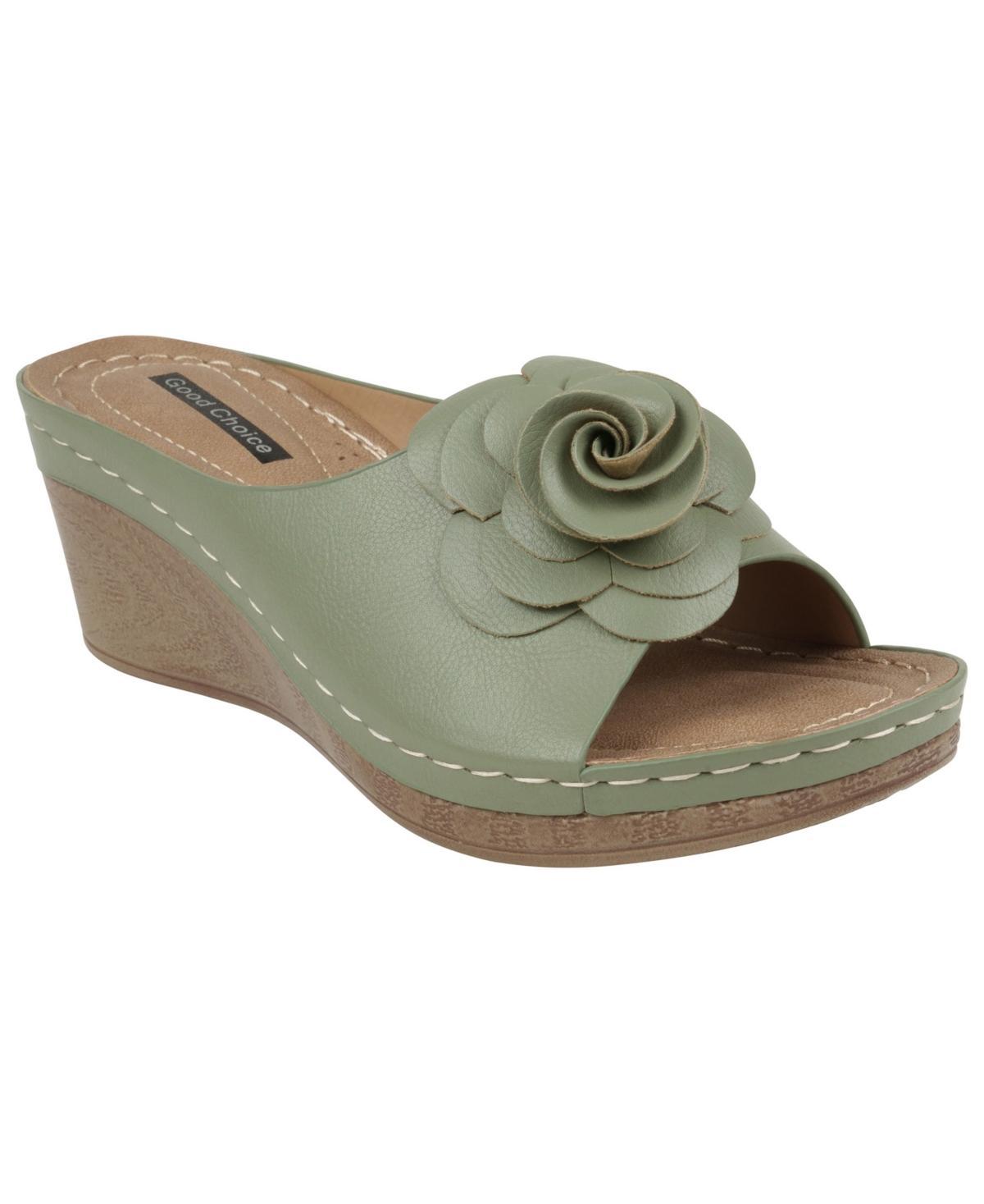 Gc Shoes Womens Tokyo Floral Wedge Sandals Product Image