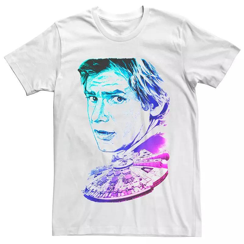 Men's Star Wars Han Solo Graphic Tee, Size: 3XL, White Product Image