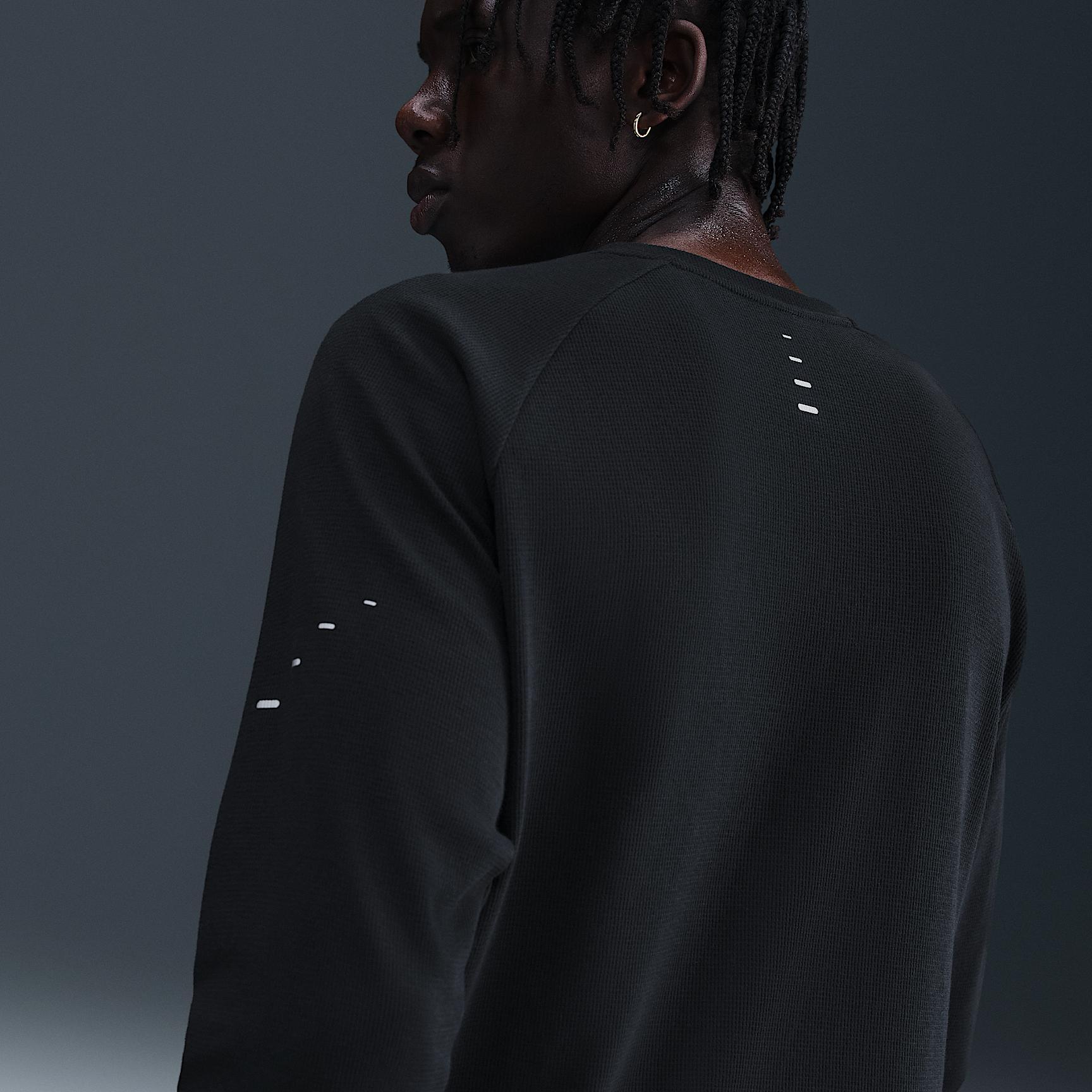 Nike Mens Stride Dri-FIT Running Waffle Crew | HV2705-010 Product Image