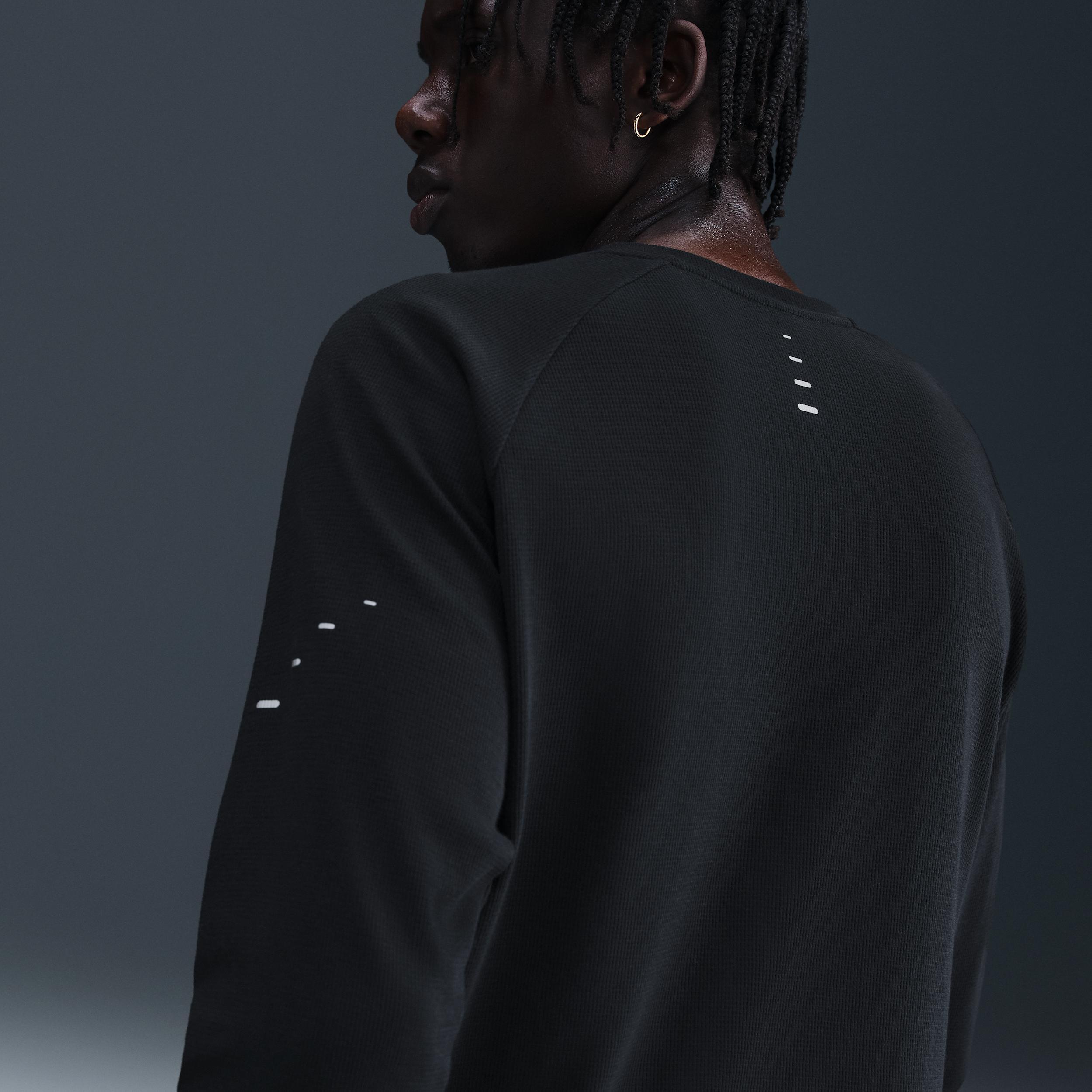 Nike Mens Stride Dri-FIT Running Waffle Crew | HV2705-010 Product Image