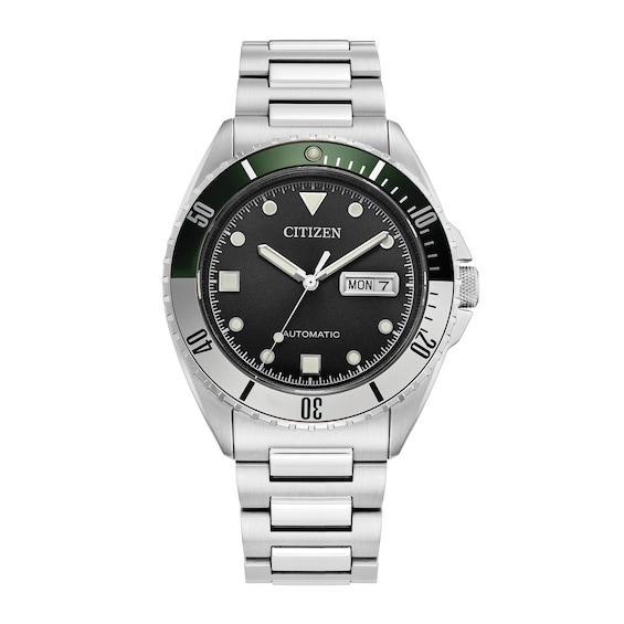 Citizen Mens Wr100 Automatic Stainless Steel Bracelet Watch Product Image