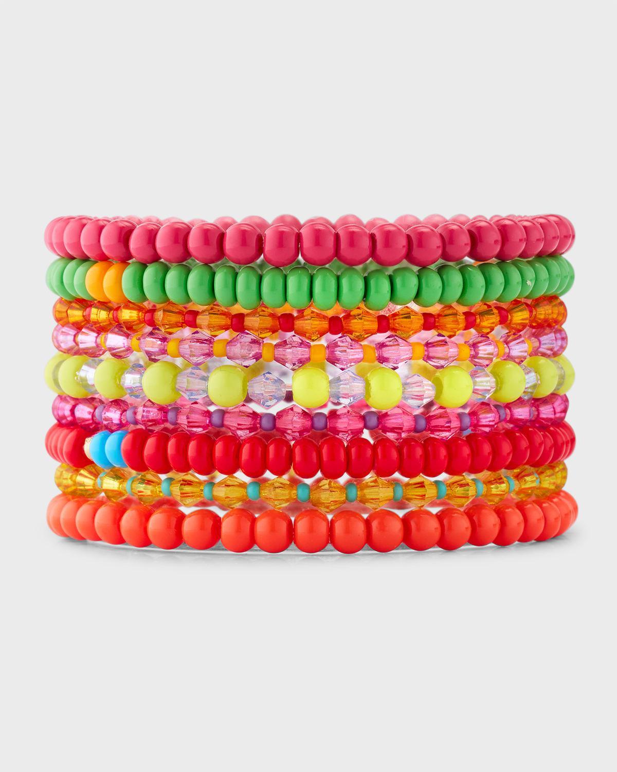 Womens The Very Merry Bunch Set Of 9 Beaded Stretch Bracelets Product Image