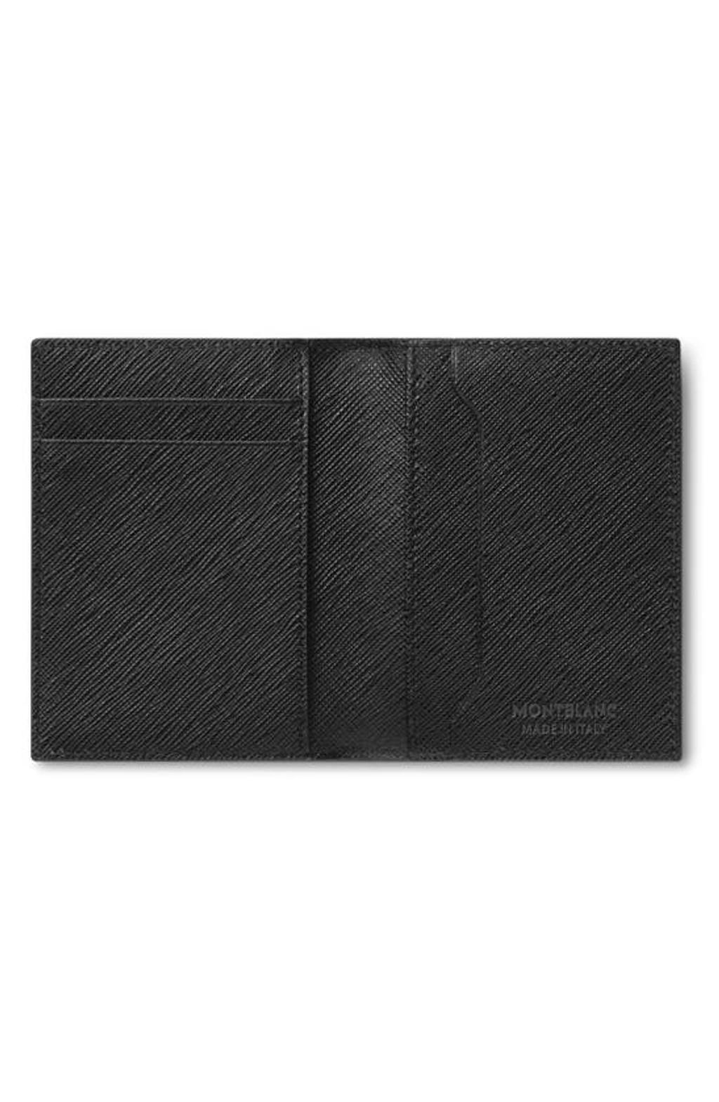 MONTBLANC Sartorial Leather Bifold Card Holder In Black Product Image