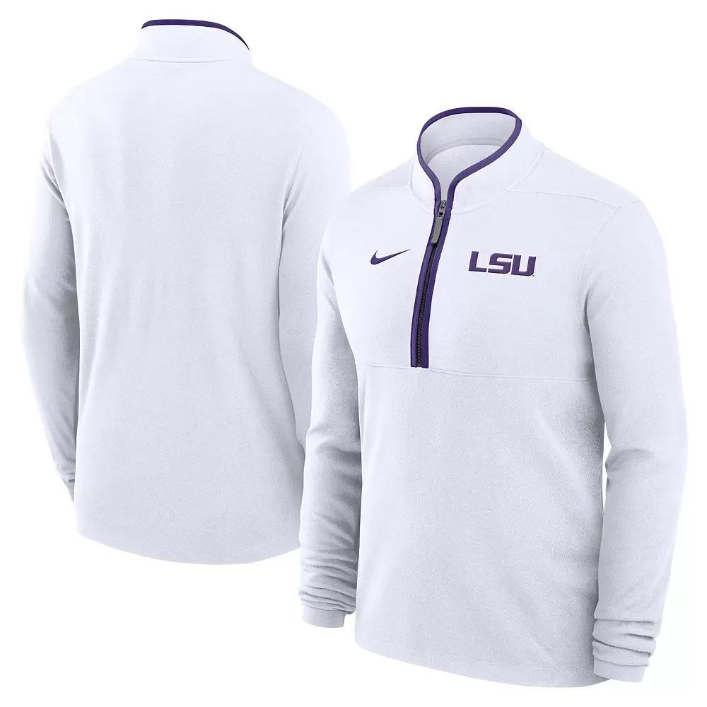 Men's Nike  White LSU Tigers Victory Performance Half-Zip Top, Size: 3XL Product Image