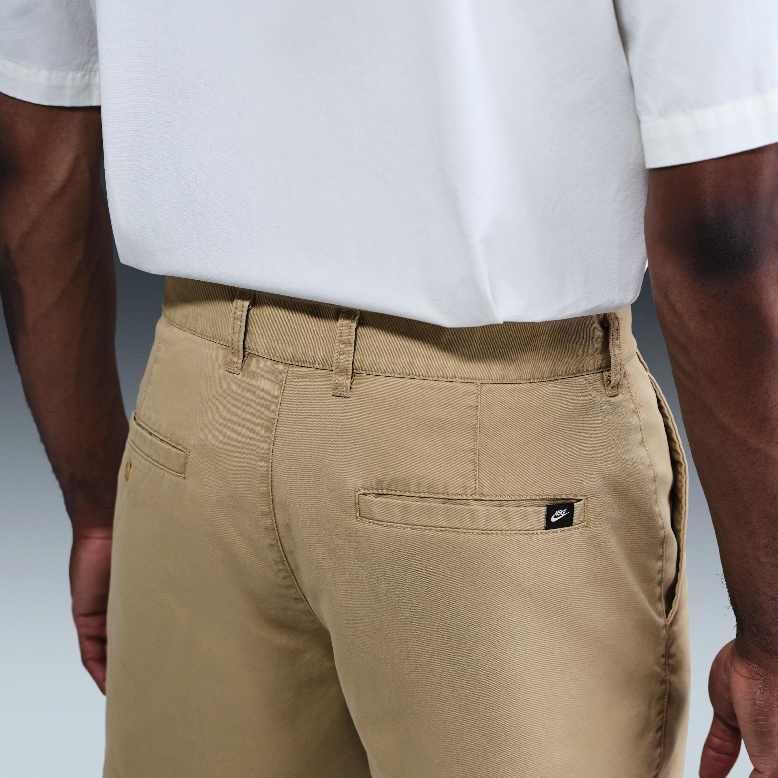 Nike Mens Club Washed Chino Shorts | HJ2658-010 Product Image
