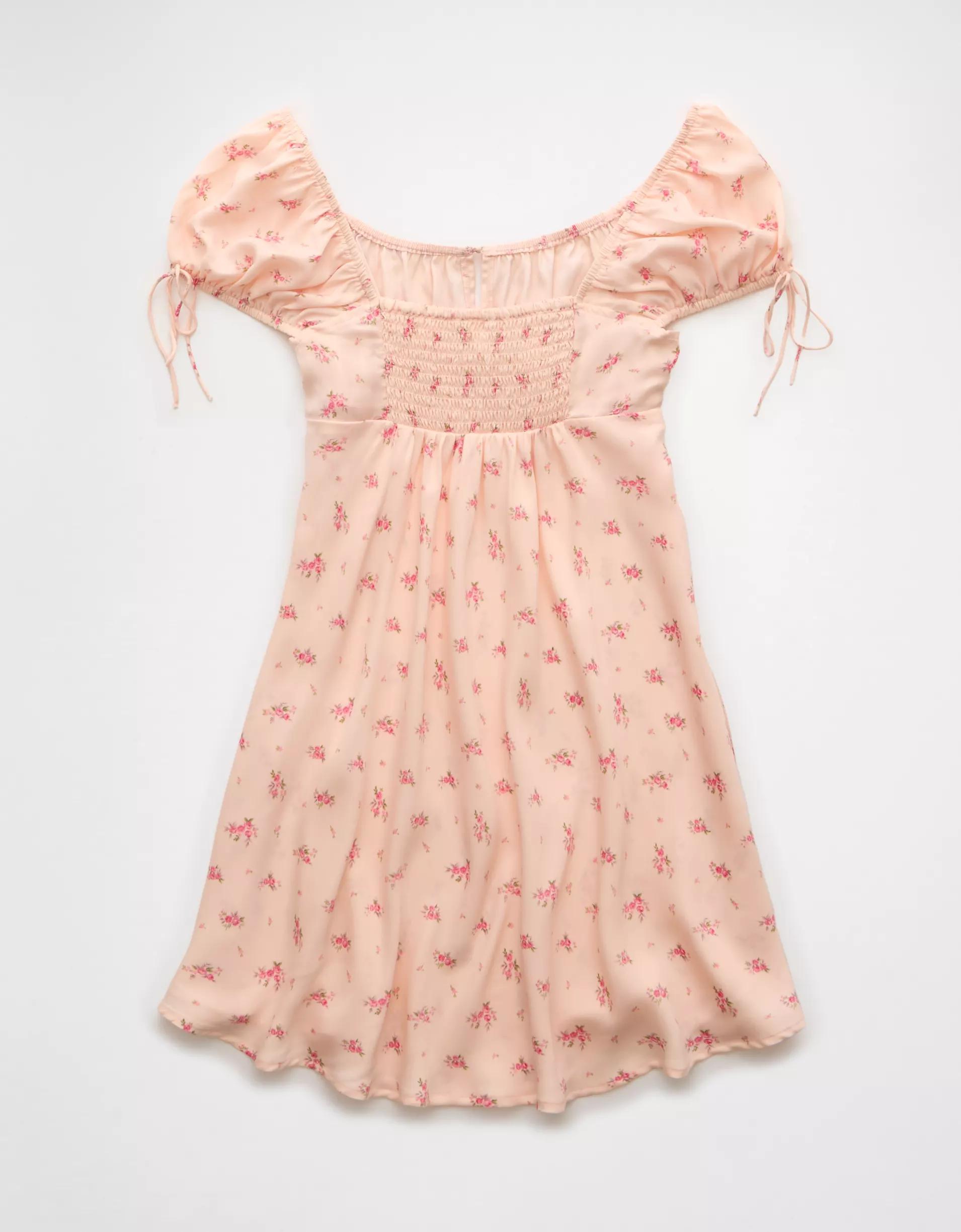 AE Cap Sleeve Floral Mini Dress Product Image