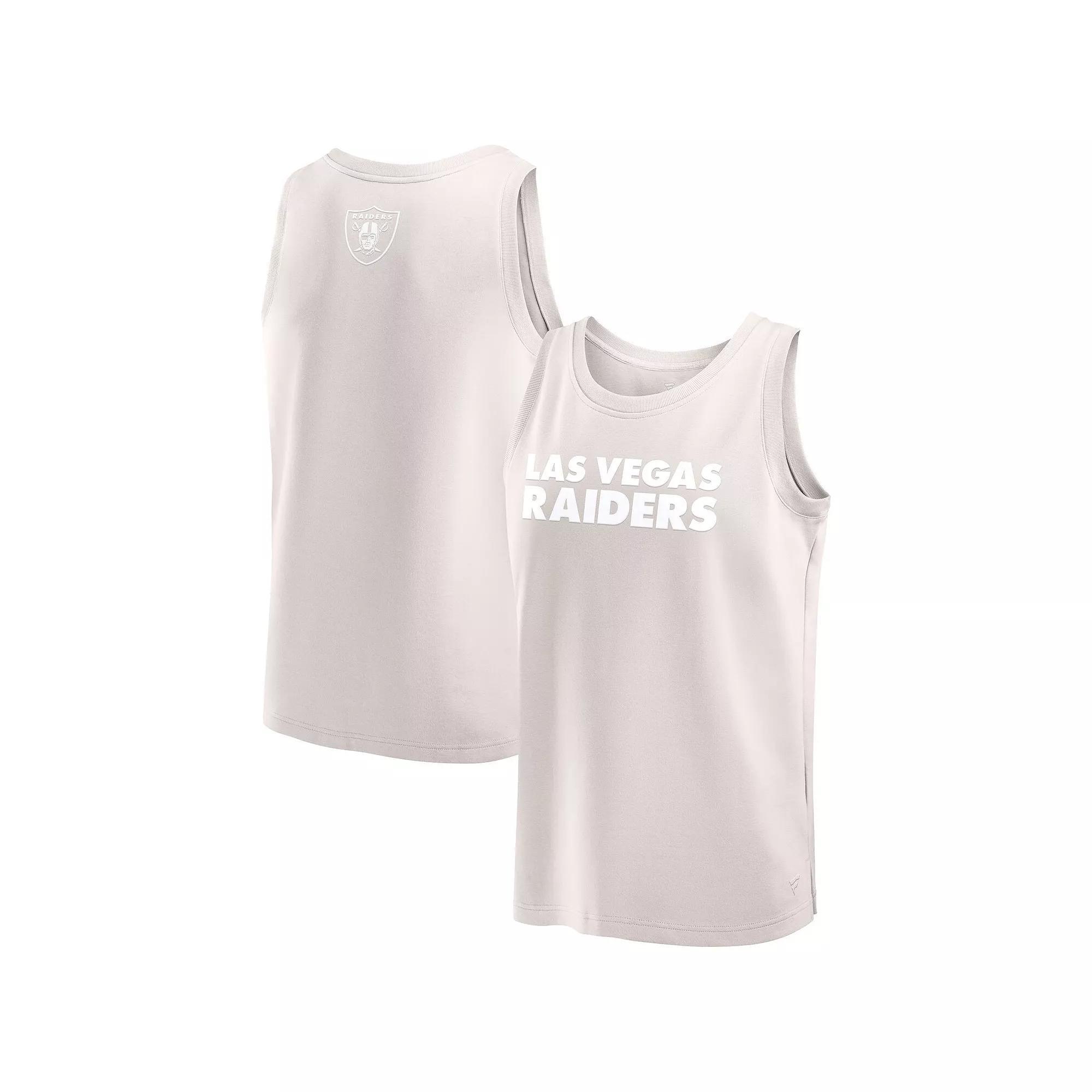 Men's Fanatics Cream Kansas City Chiefs Elements Tank Top,  Product Image