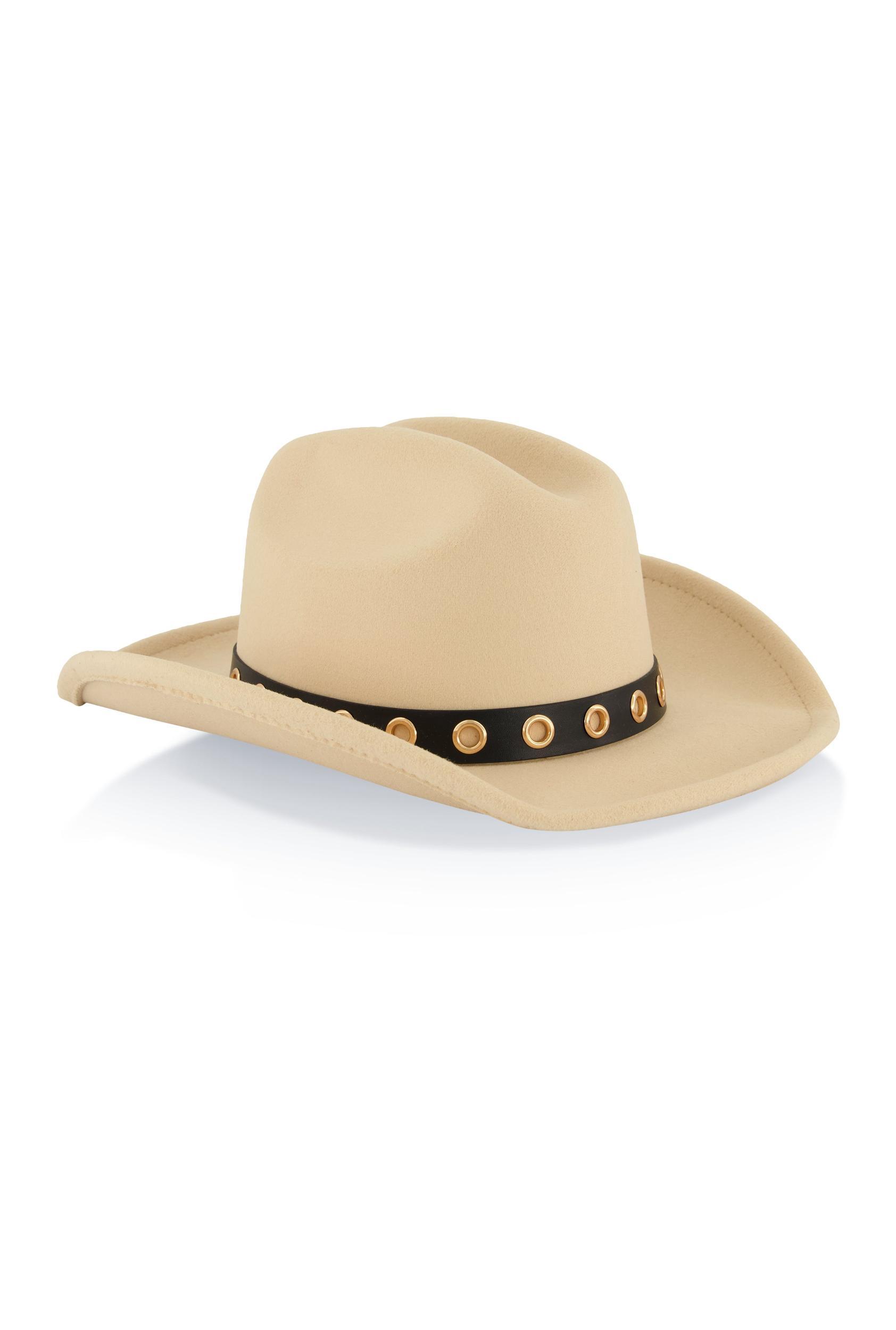 Womens Grommet Detail Cowboy Hat Product Image