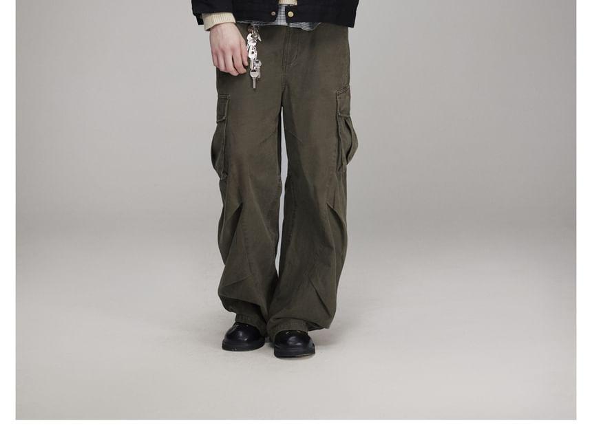 Corduroy-Collar Overfit Polo Jacket Product Image