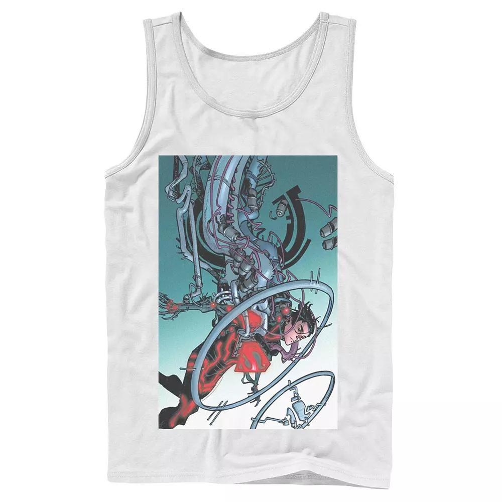 Men's DC Comics Superman Mechanics Comic Poster Tank Top,  Product Image