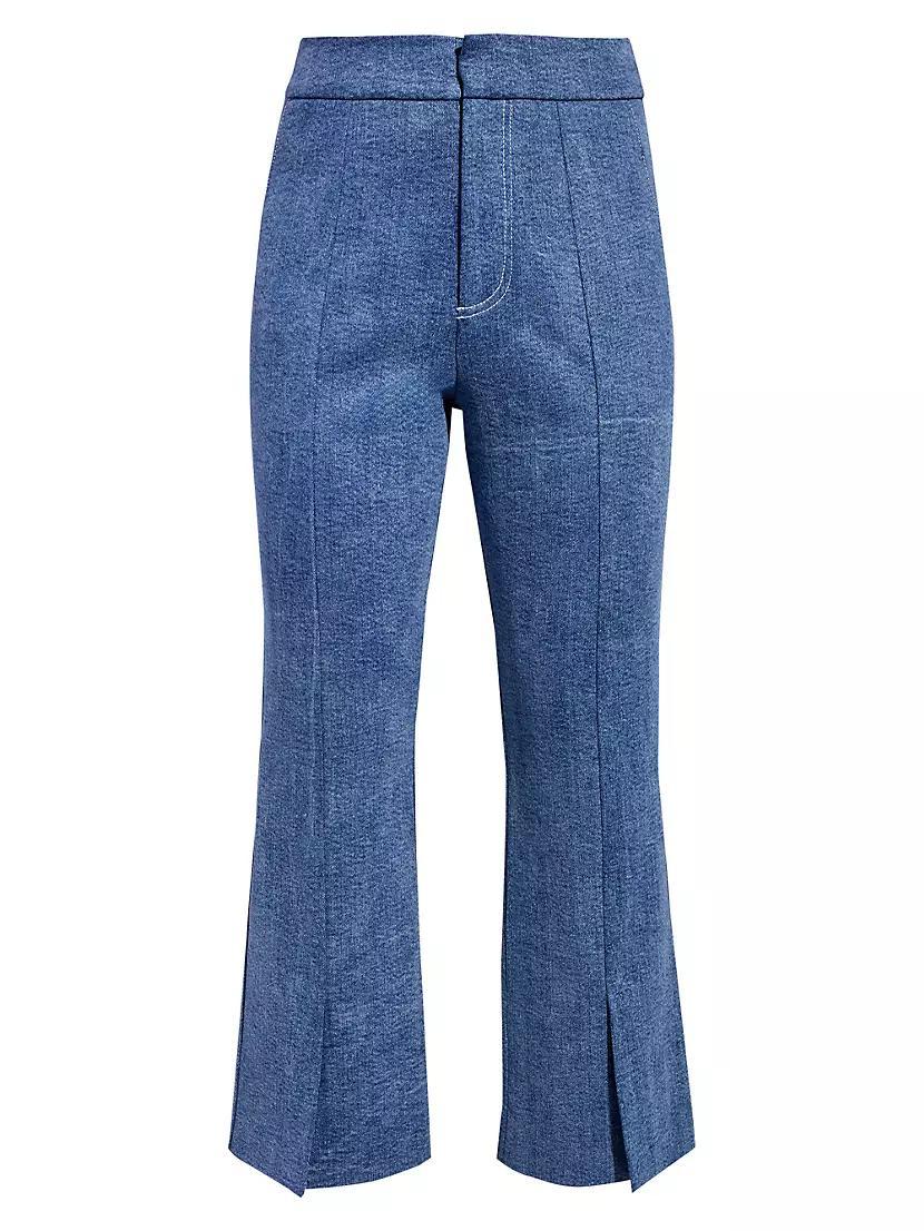 Gianna Cropped Micro Flare Jeans Product Image