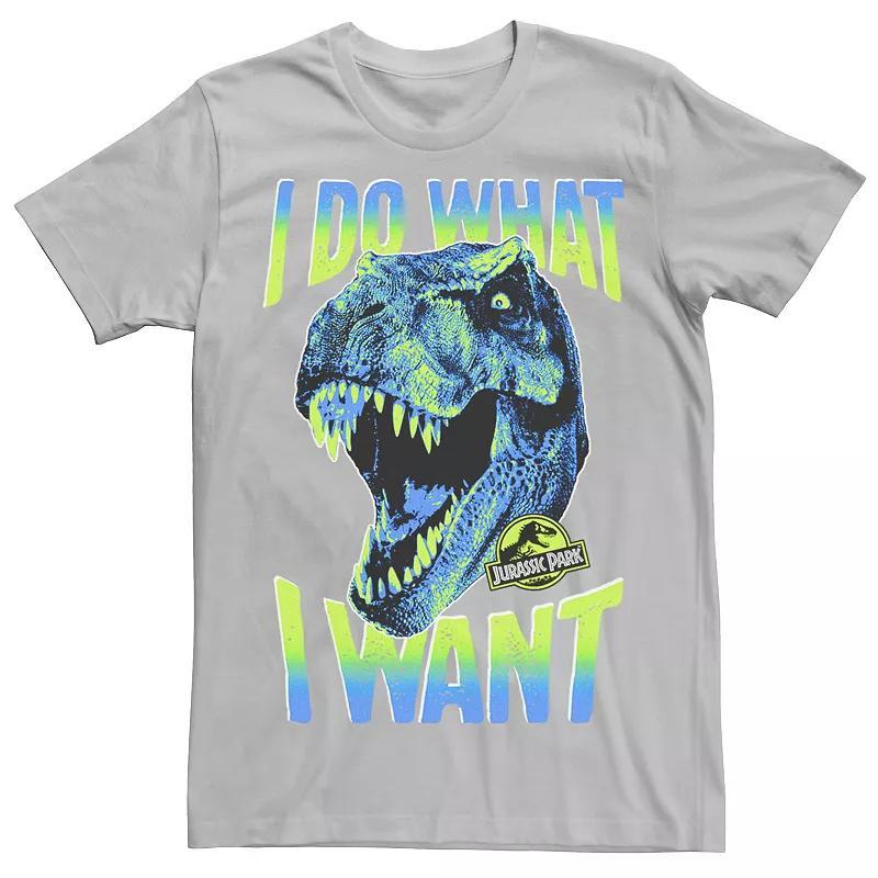 Men's Jurassic Park T-Rex I Do What I Want Tee, Size: Medium, Royal Product Image