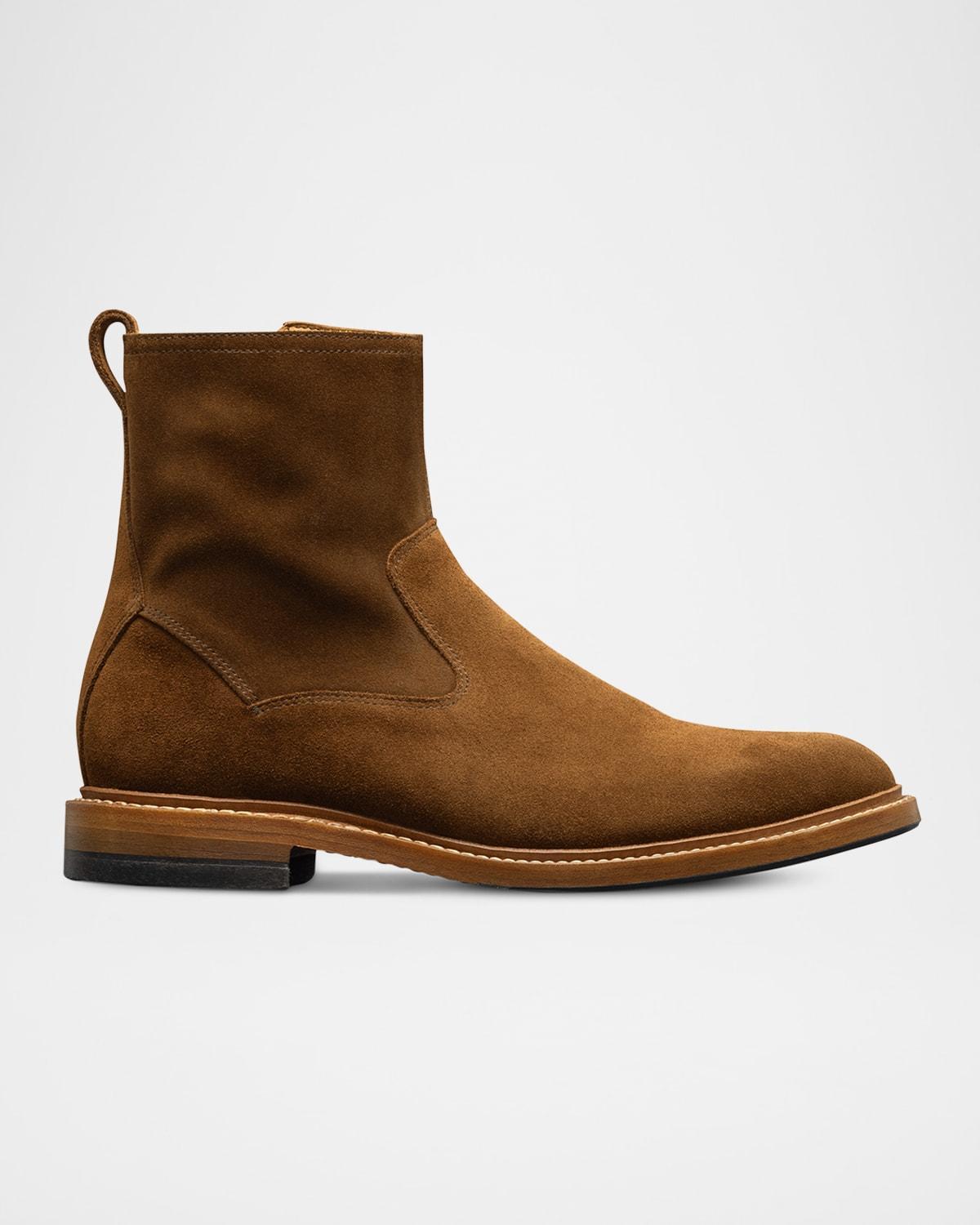 Mens Tompkins Suede Zip Ankle Boots Product Image