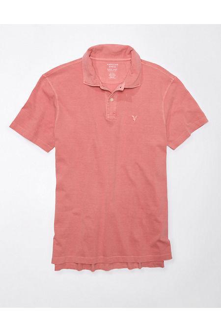 AE Lived-In Jersey Polo Shirt Men's Product Image