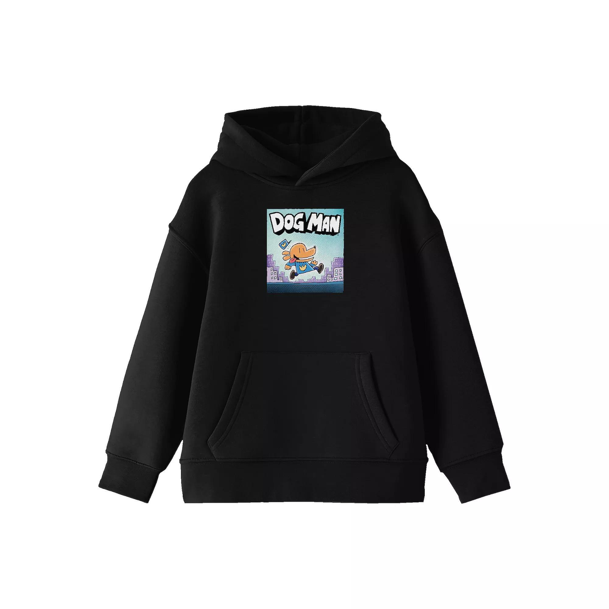 Boys 8-20 Dog Man Running Across City Graphic Hoodie, Boy's,  Product Image