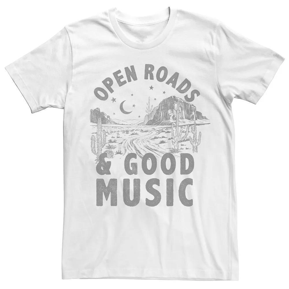 Men's Open Roads Good Music Graphic Tee,  Product Image