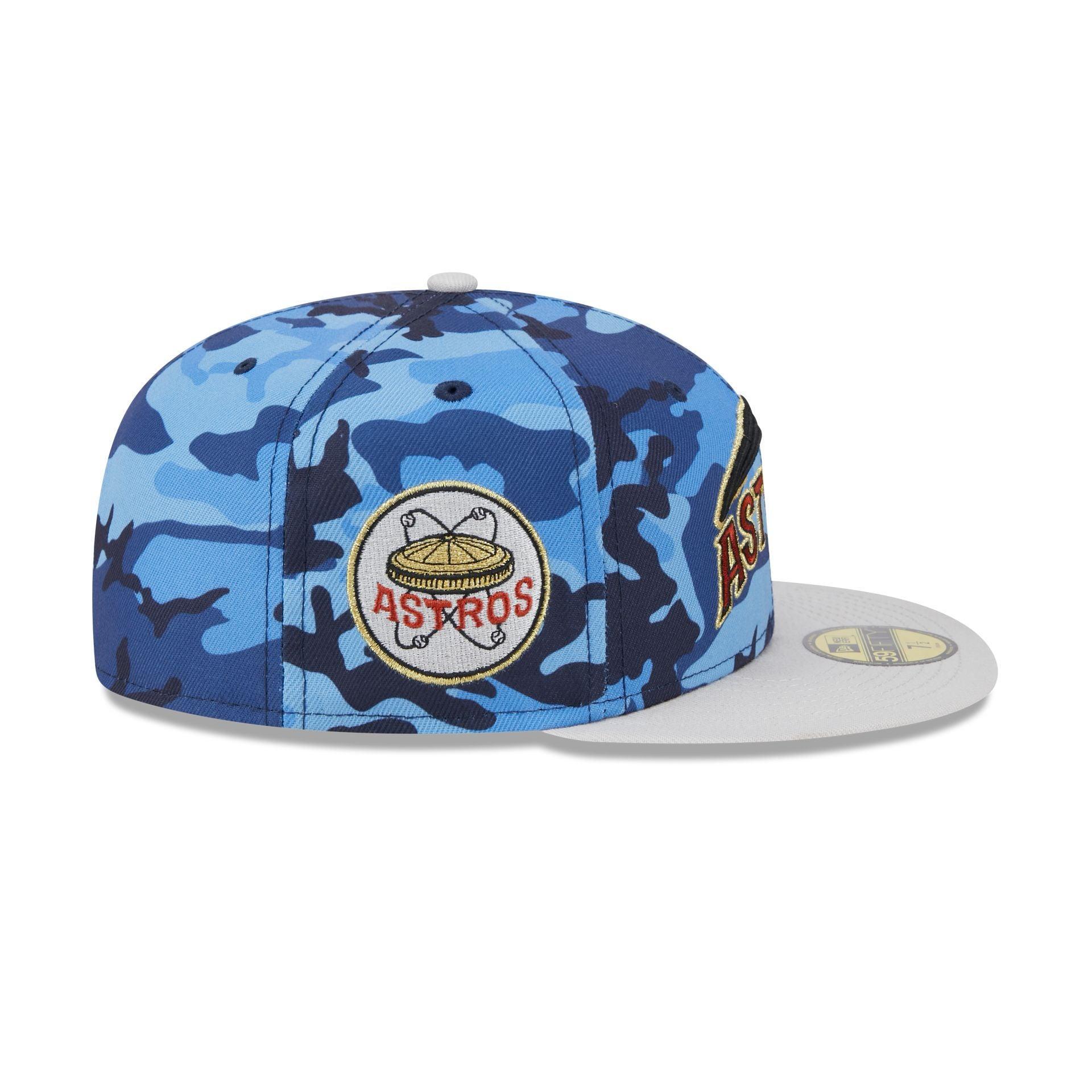 Houston Astros Blue Camo 59FIFTY Fitted Hat Male Product Image