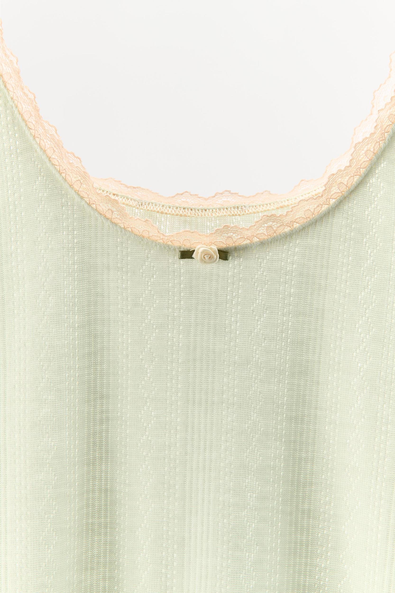 CONTRAST POINTELLE TOP Product Image