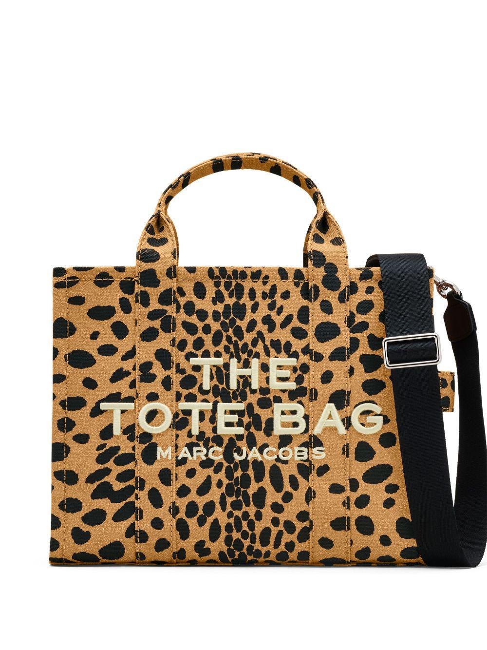 The Medium Cheetah Canvas Tote Bag Product Image