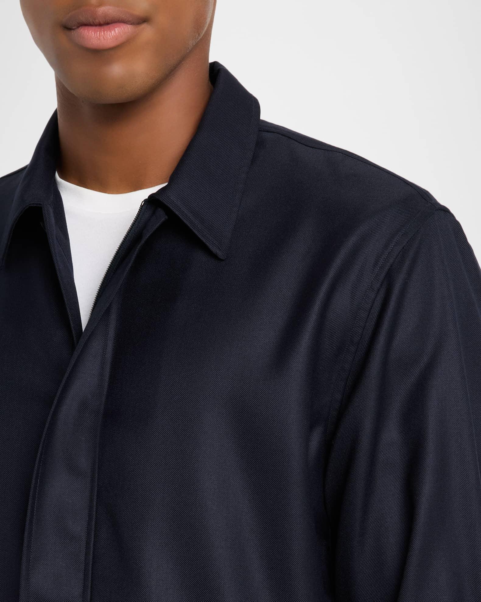 Men's Wool and Cashmere Hidden-Zip Blouson Product Image
