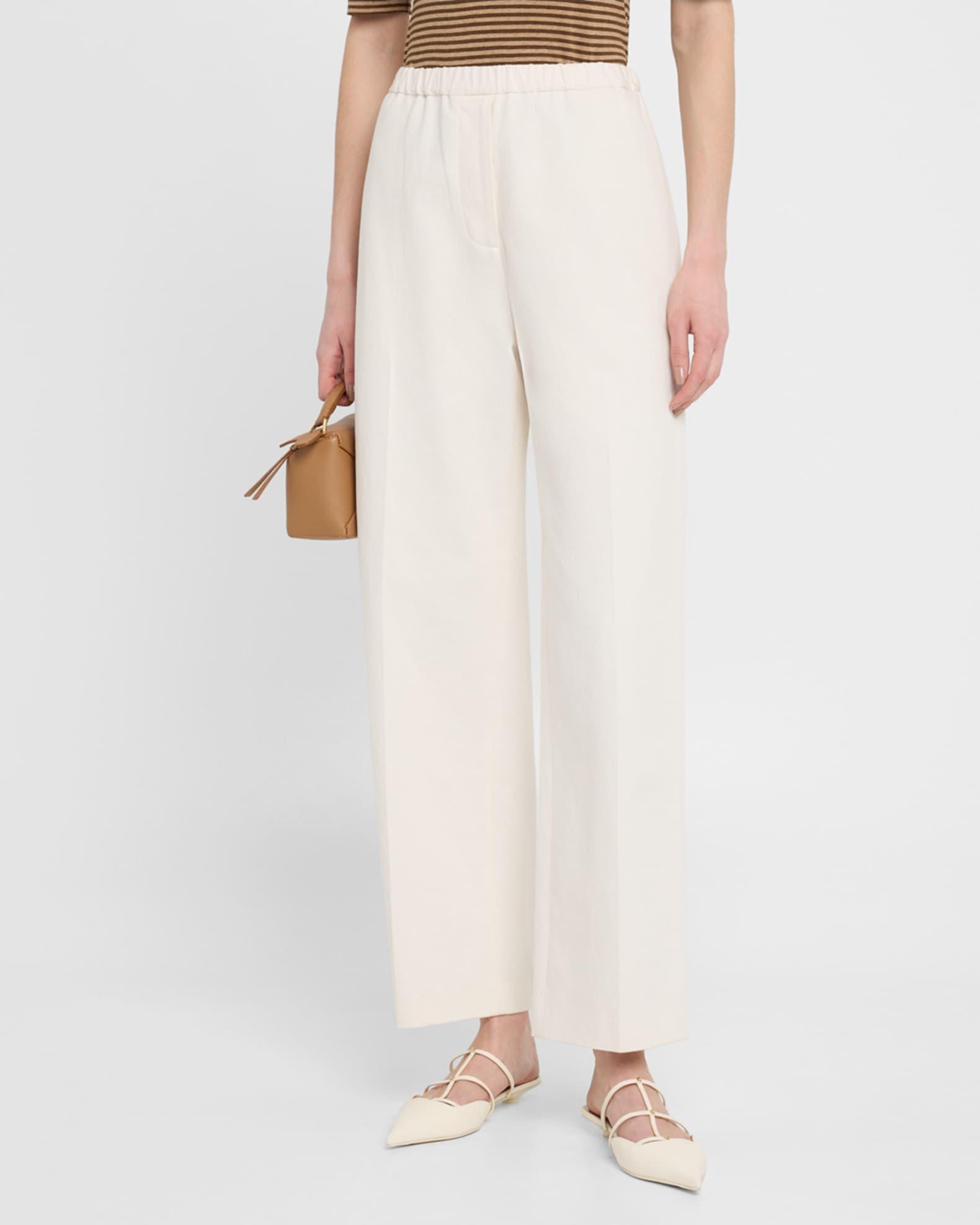 Relaxed-Leg Ankle Pull-On Pants Product Image