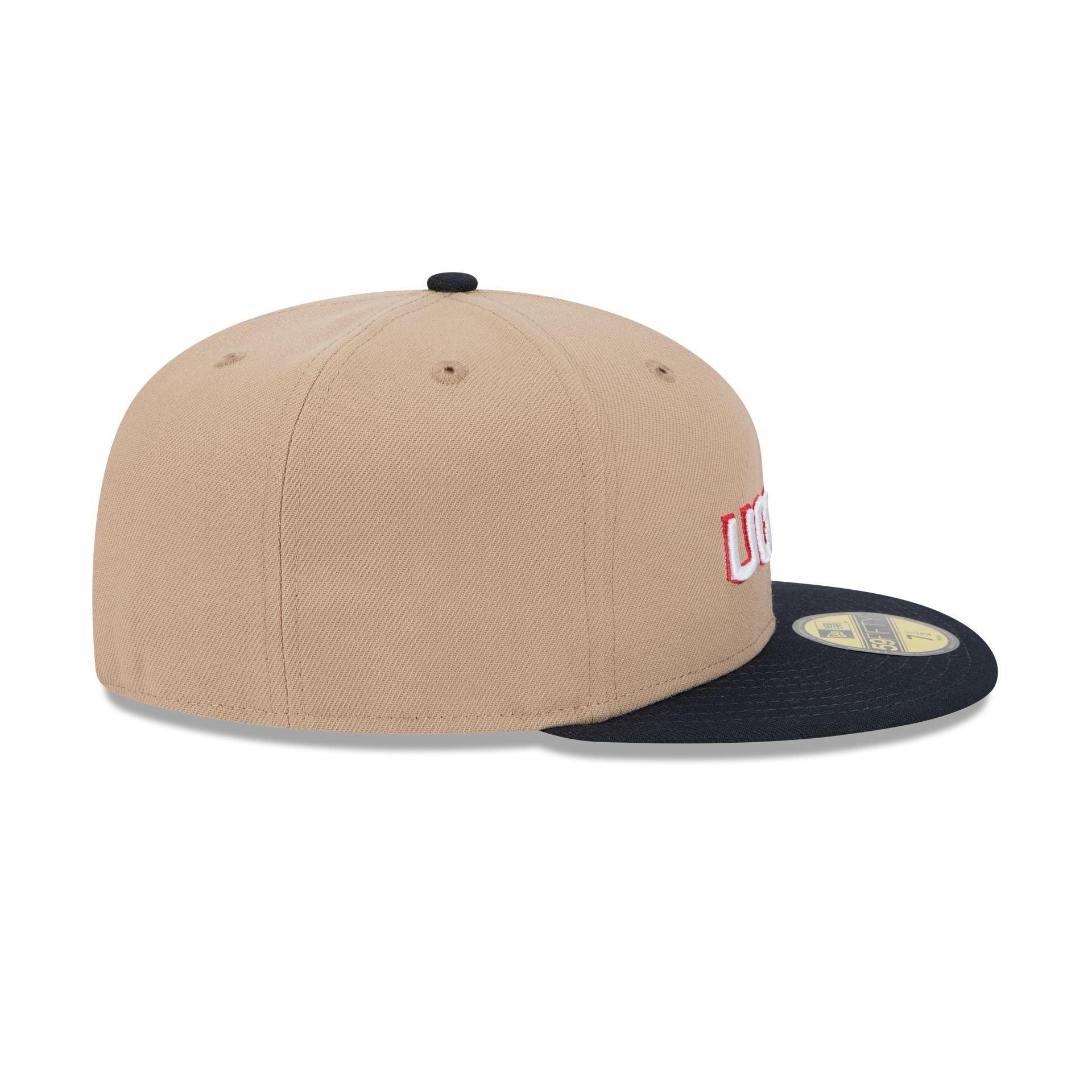 New York Knicks Camel 59FIFTY Fitted Hat Male Product Image