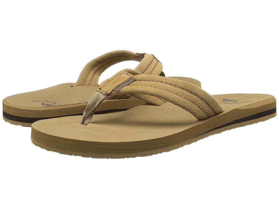 Quiksilver Carver Suede Solid) Men's Sandals Product Image