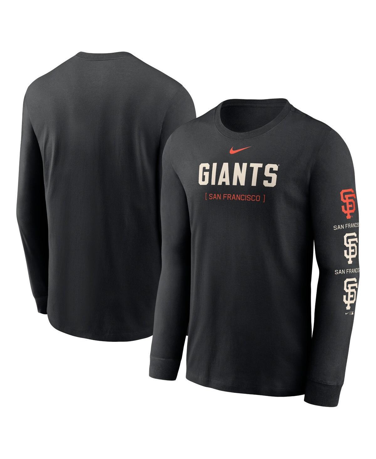 Men's Nike Black Chicago White Sox Repeater Long Sleeve T-Shirt, Size: XL Product Image