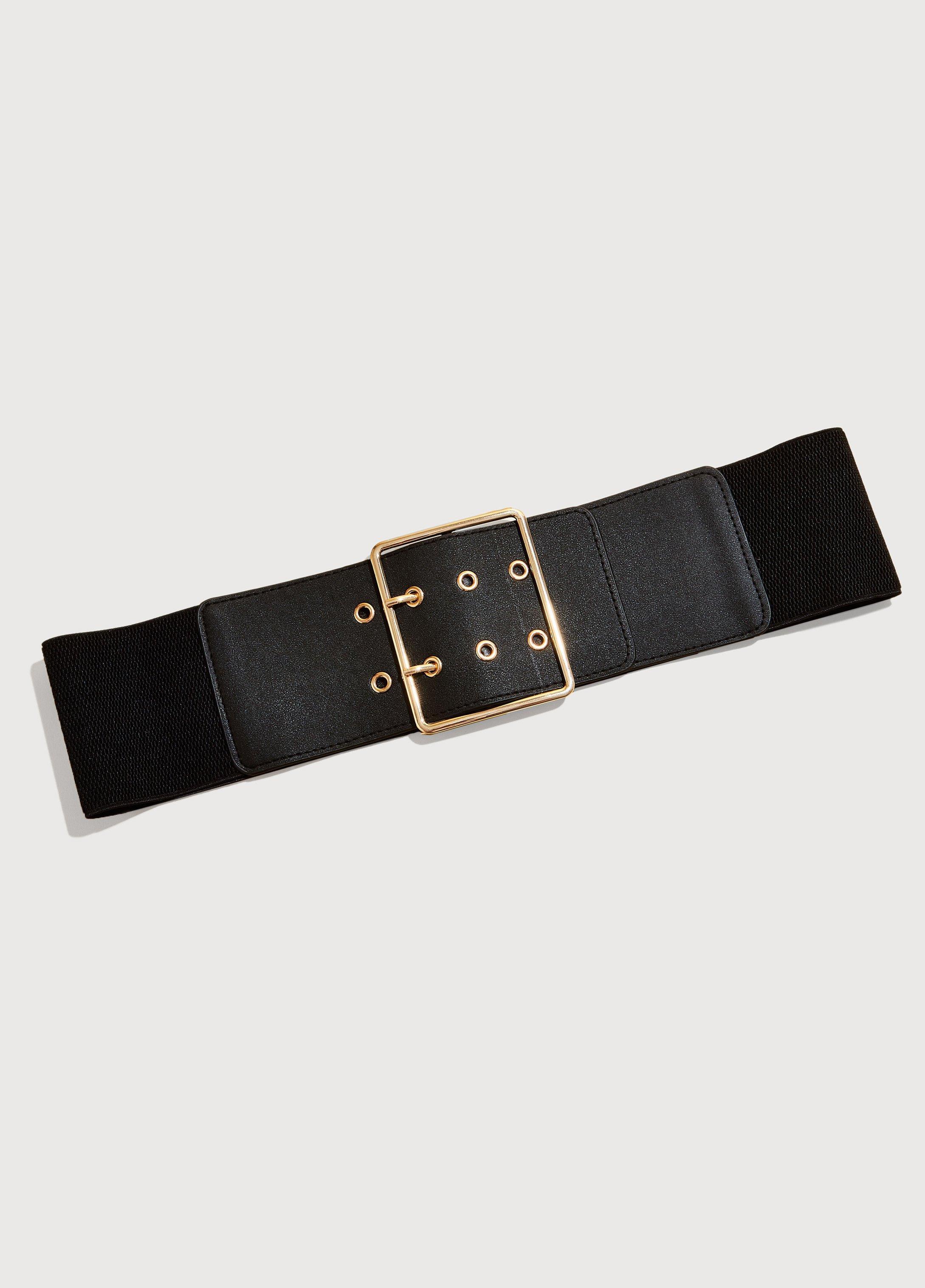 Faux Leather Stretch Belt Product Image