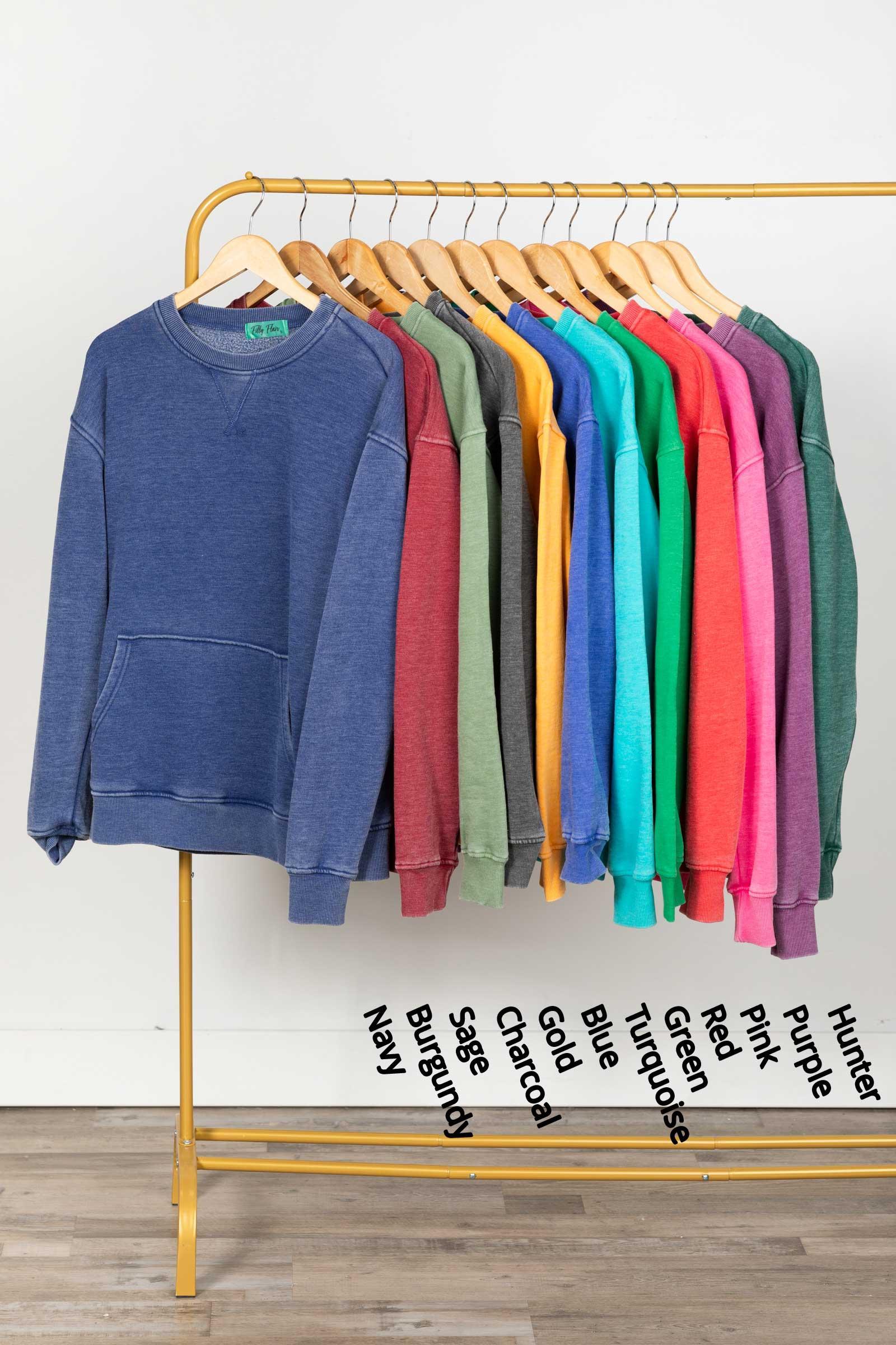 Pigment Dyed Cozy Campfire Sweatshirt Product Image