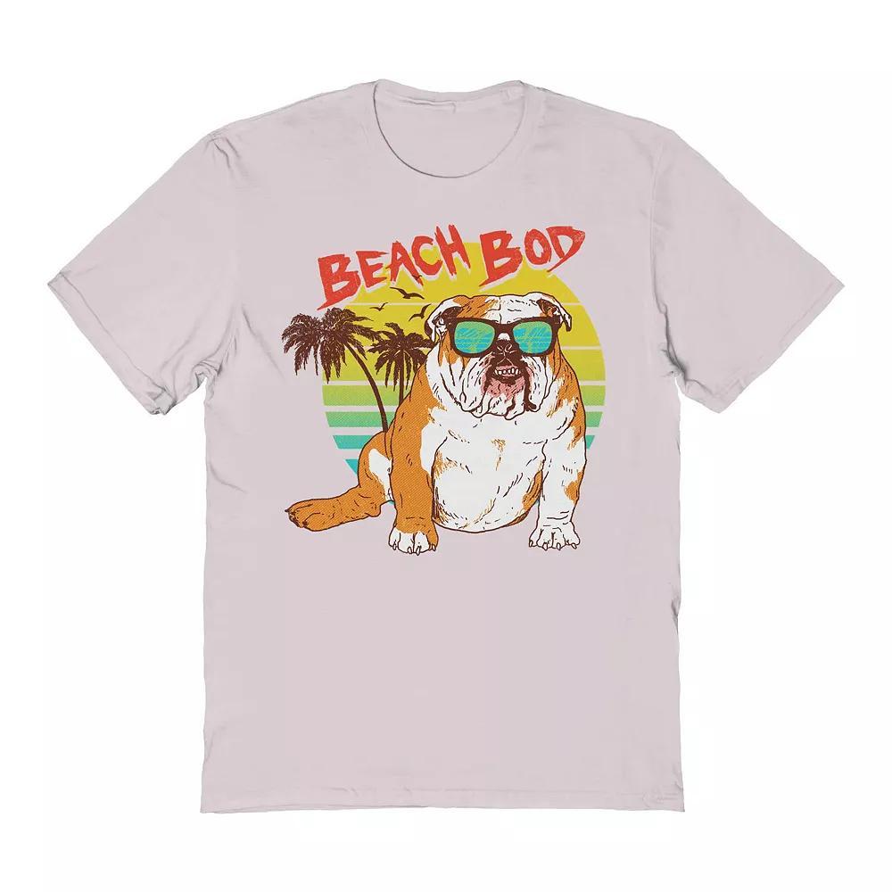 Men's COLAB89 by Threadless Beach Bod Graphic Tee, Size: Medium, Ice Gray Product Image