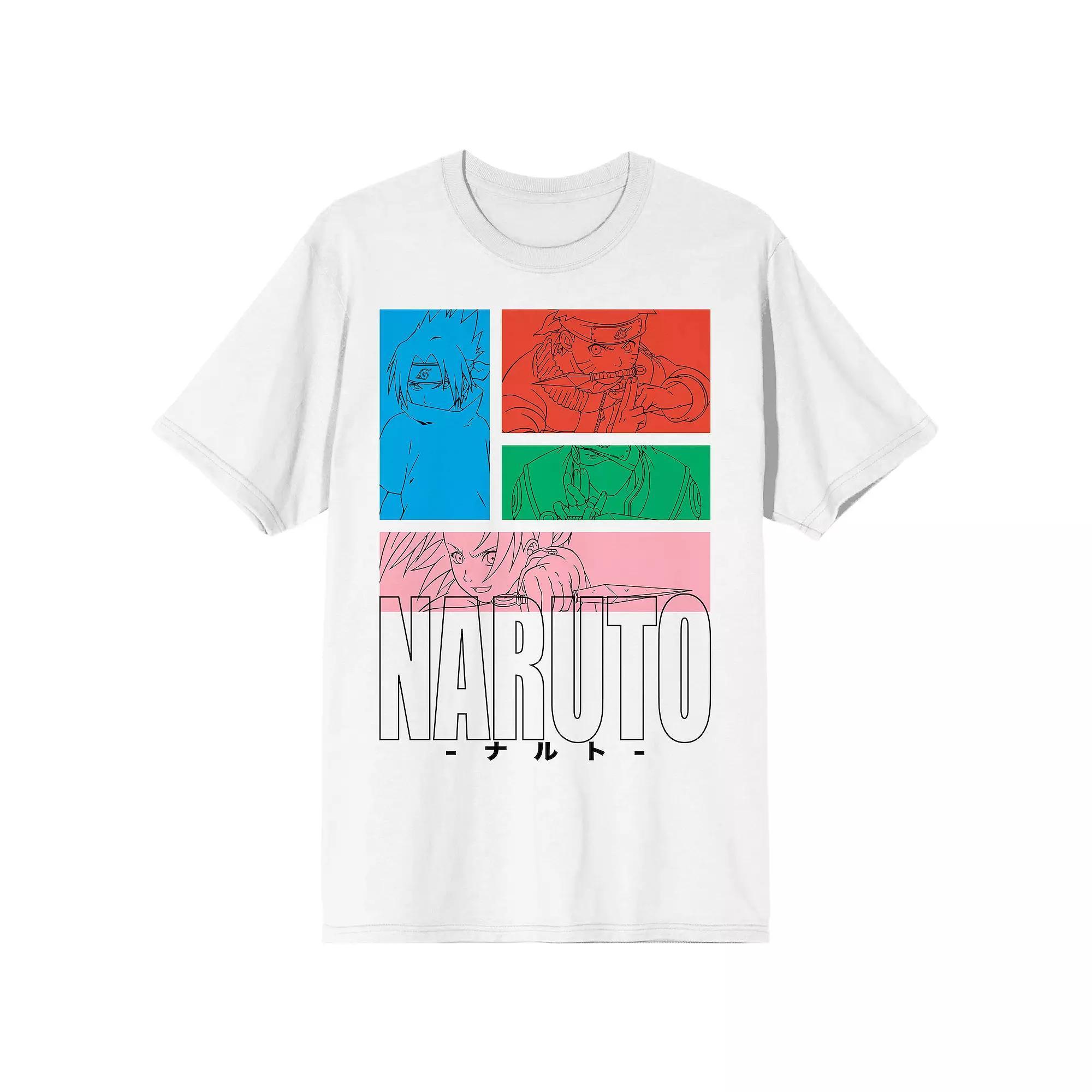 Men's Naruto Classic Group Squares Tee,  Product Image