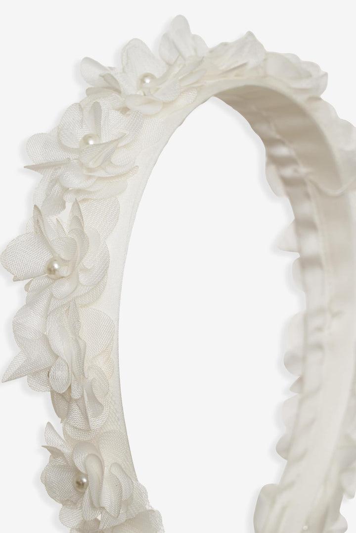 Mckenna Flower Headband — White Product Image