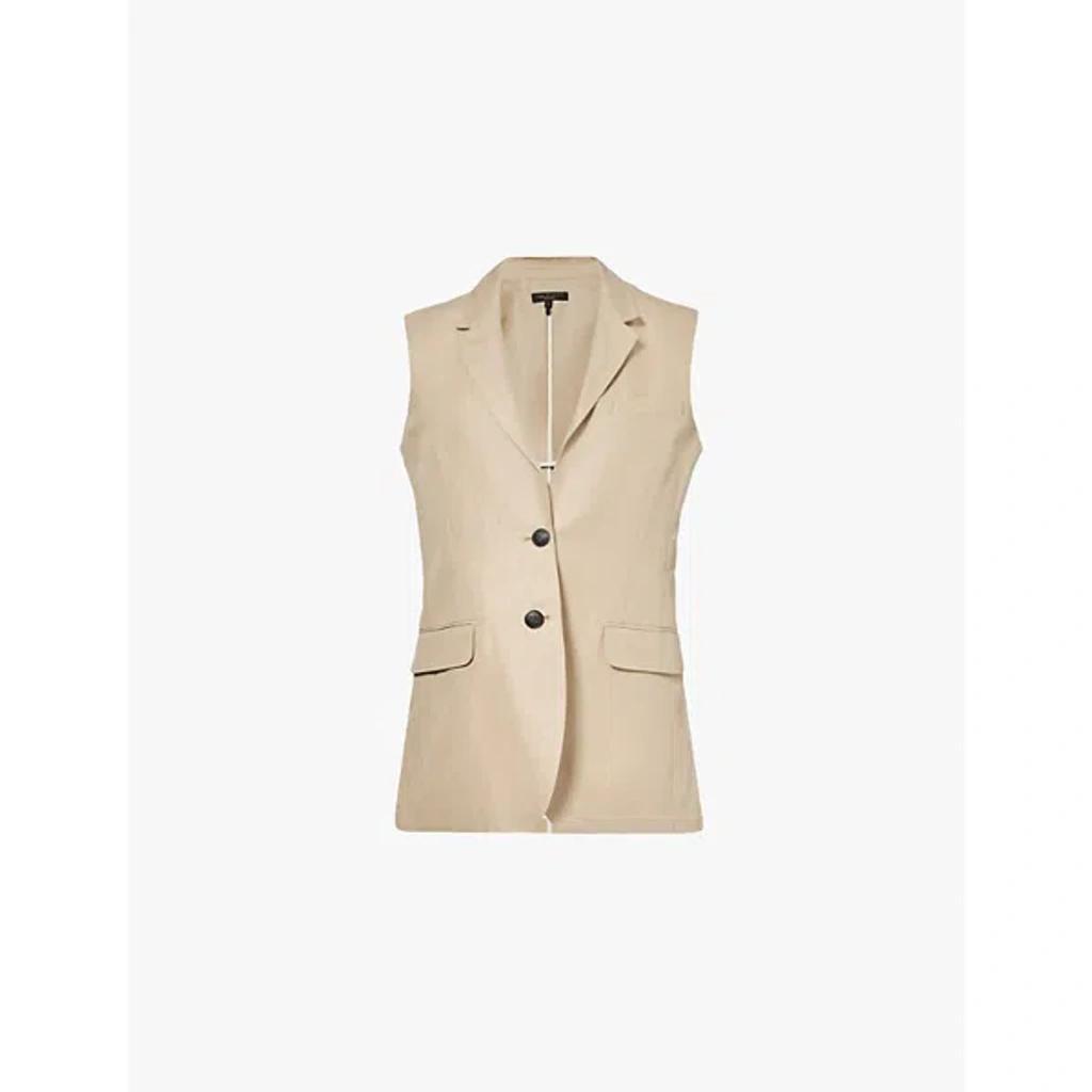 RAG & BONE Beige Odessa Vest In Brown Product Image